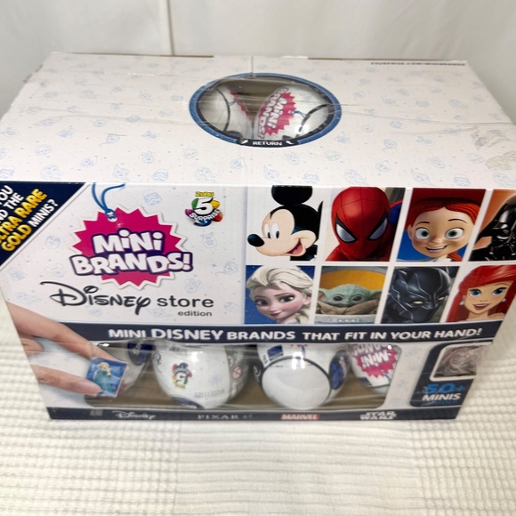 5 Surprise Mini Brands Disney Store Edition, Mystery Pack ( Full case of 24 ) - Picture 5 of 7